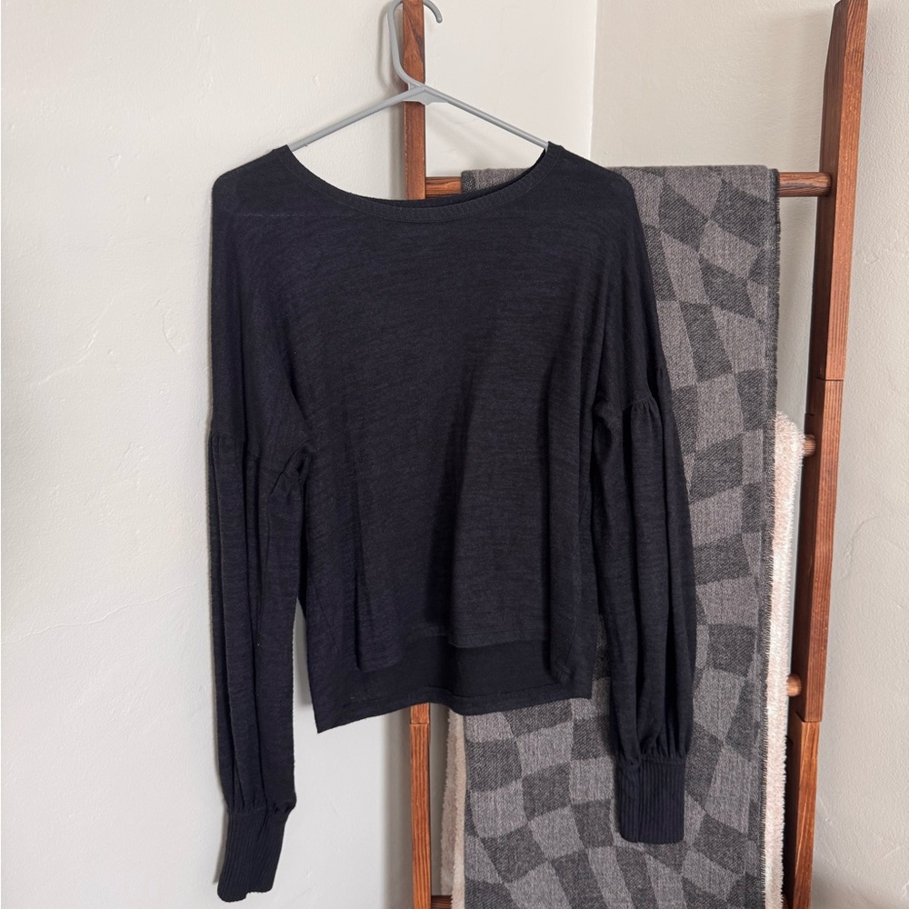 Abercrombie & Fitch Black Long Sleeve Top